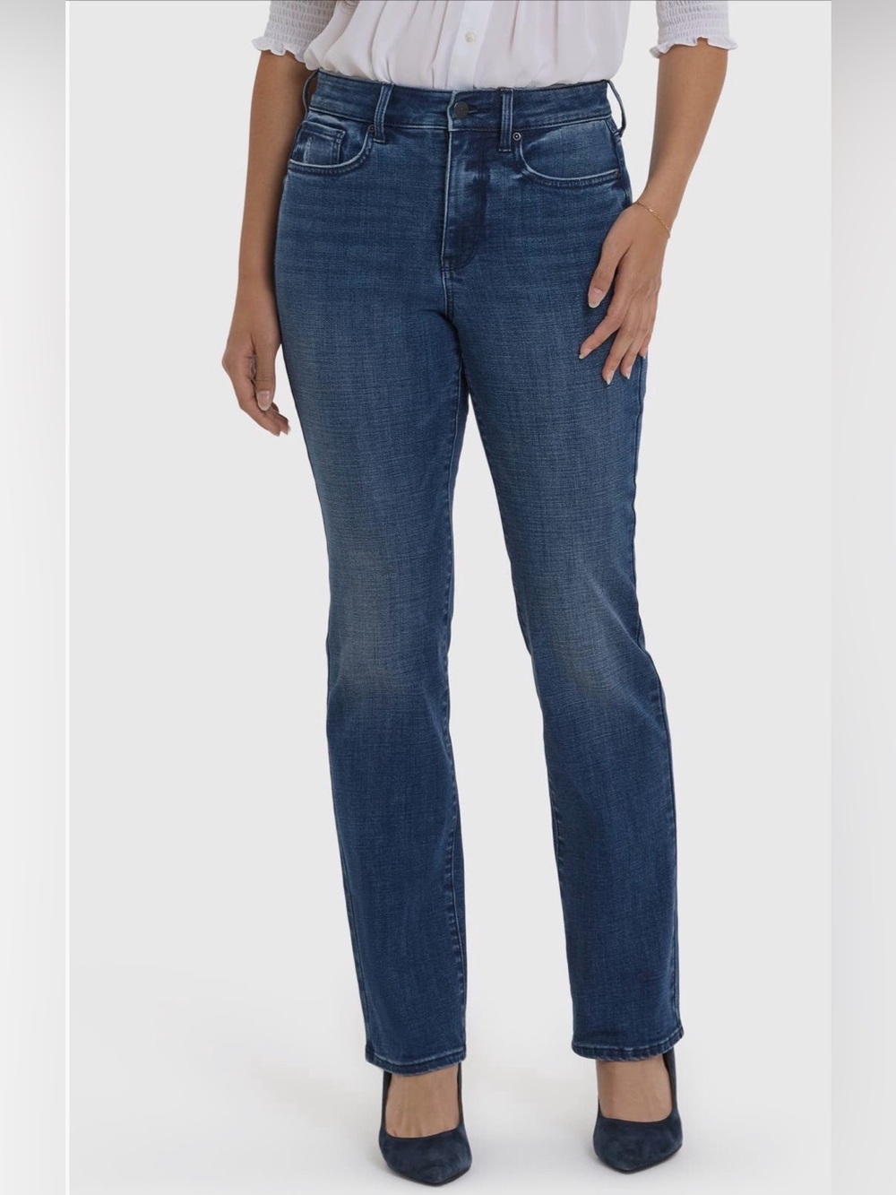 NEW…NYDJ Marilyn High-Waist Straight Leg Jeans